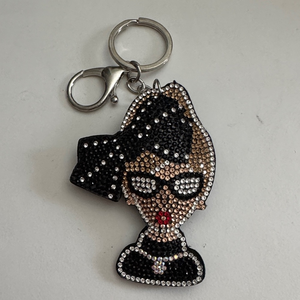 Fashionable Rhinestone Keychain